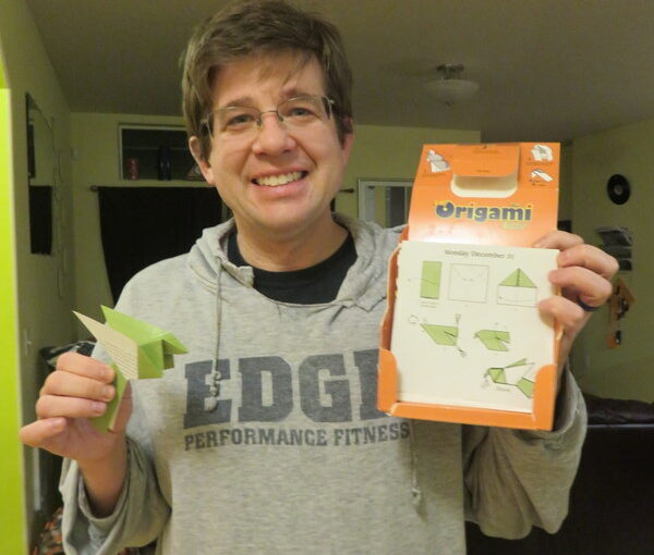 Matt Finishes the 2012 Origami Calendar