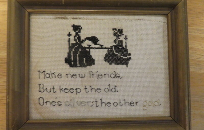 Early Embroidery: Make New Friends Cross Stich